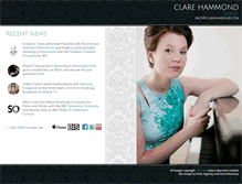 Tablet Screenshot of clarehammond.com